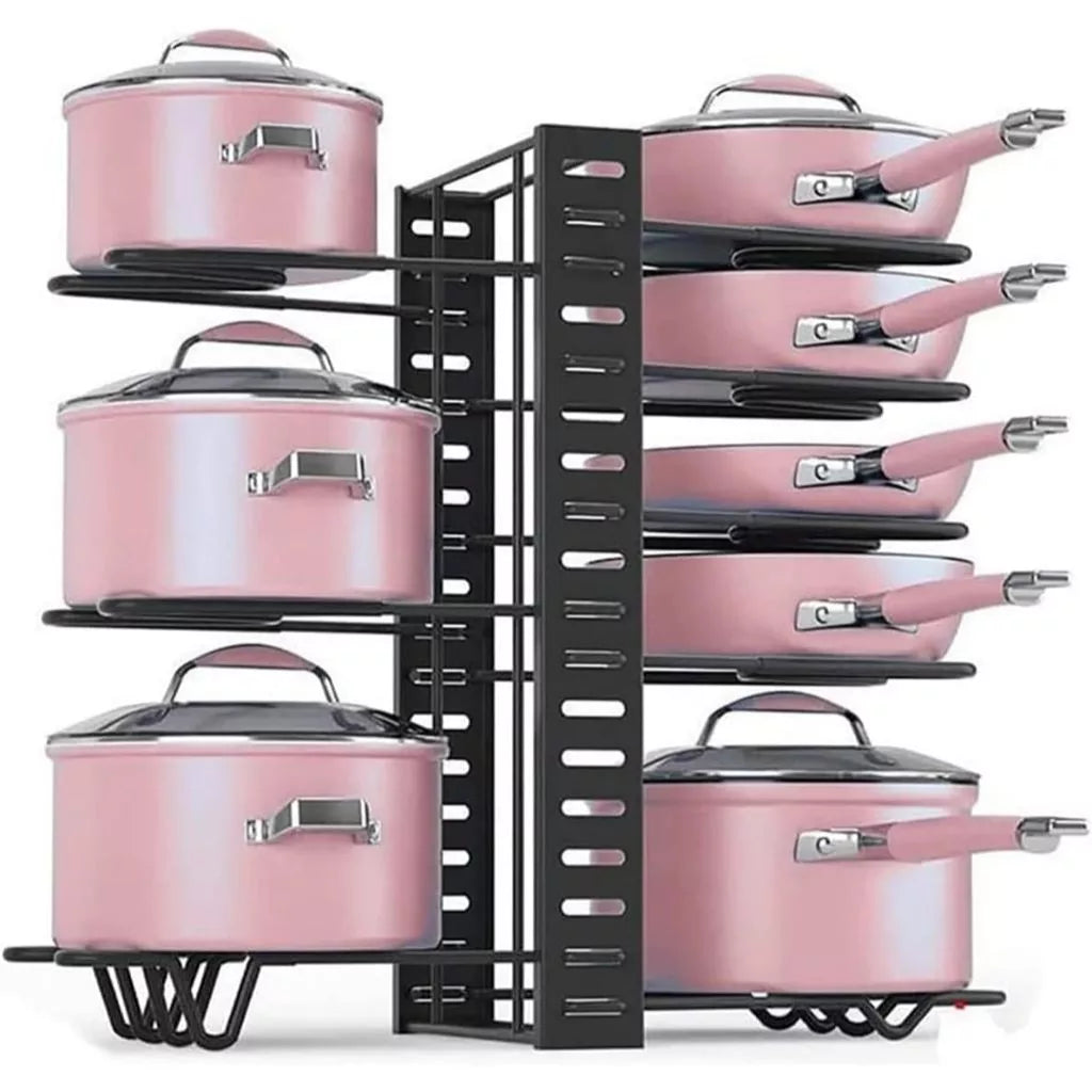 Organizador de Panelas e Tampas para Armário Cozinha